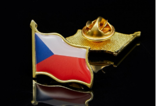 Czech Republic National Flag: Lapel Pin