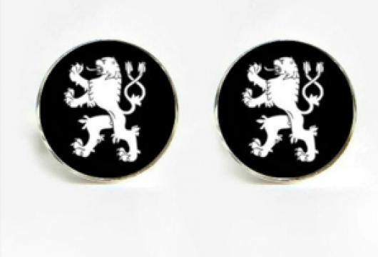 Czech National Lion: Unisex Cufflinks