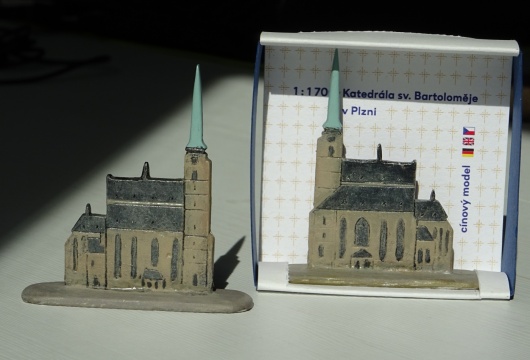 Pilsen Sightseeing: Tin Model of St. Bartholomew´s Cathedral