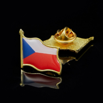 Czech Republic National Flag: Lapel Pin