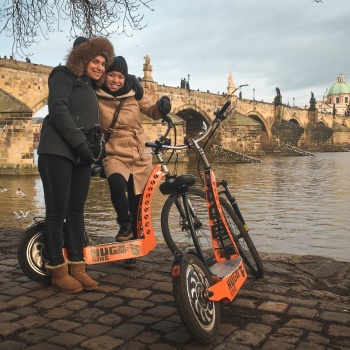 Electric scooters Tour in the Czech Republic: Prague City Center