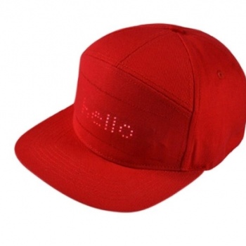 Party Team Tschechische Republik: Unisex LED Kappe - ROT