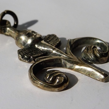 Pilsen Sightseeing: Long Unisex Necklace Angel for good luck - SILVER