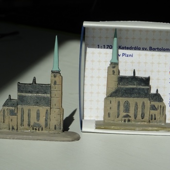 Pilsen Sightseeing: Tin Model of St. Bartholomew´s Cathedral