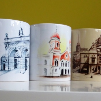 Pilsen Sightseeing: Ceramic Mug