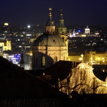 Romantika v České republice: večerní Praha