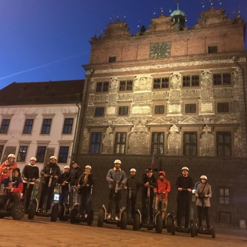 Segway-Fahrten in Tschechien: Pilsener Stadtzentrum