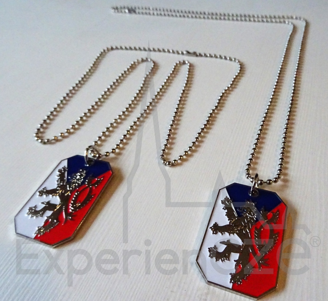 Lion store dog tag