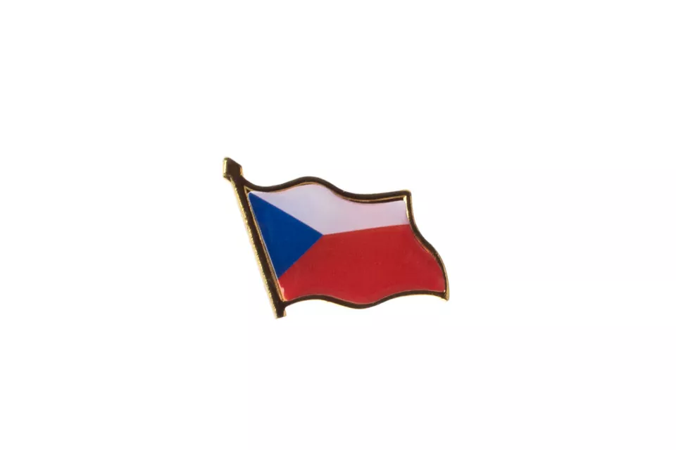 Tschechische Republik Nationalflagge: Anstecknadel