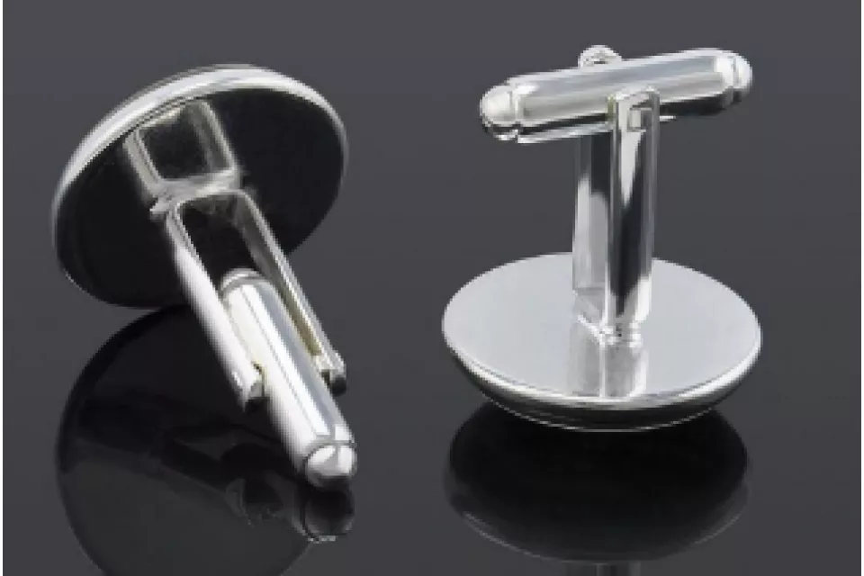 Antike Weltkarte: Unisex Manschettenknöpfe - SILBER