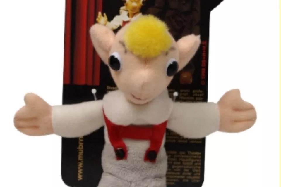 Czech Toy: Finger Puppet Hurvinek