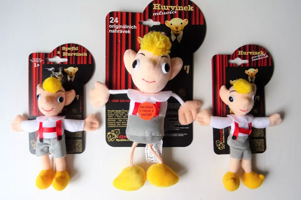 Czech Toy: Set of Hurvinek Puppets