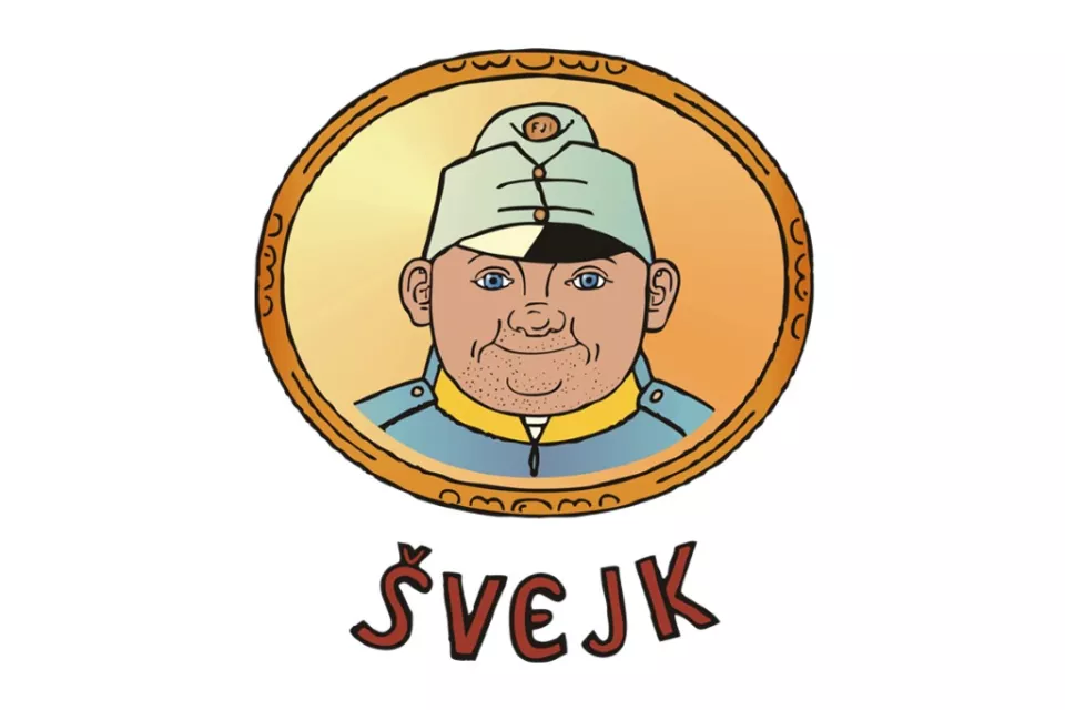 České hračky: svíčka Dobrý voják Švejk