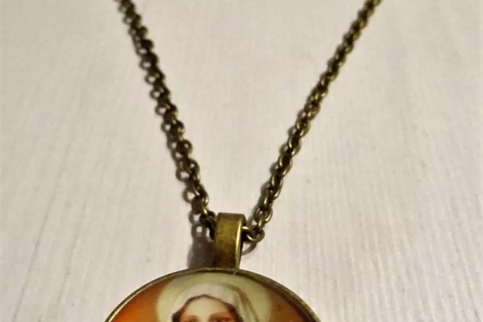 Religiöse Schmuck: Unisex Anhänger Halskette – BRONZE MARIA