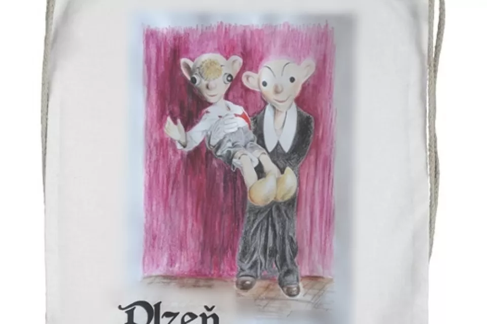 Pilsen Sightseeing: ECO Drawstring Bagpack - SPEJBL & HURVINEK