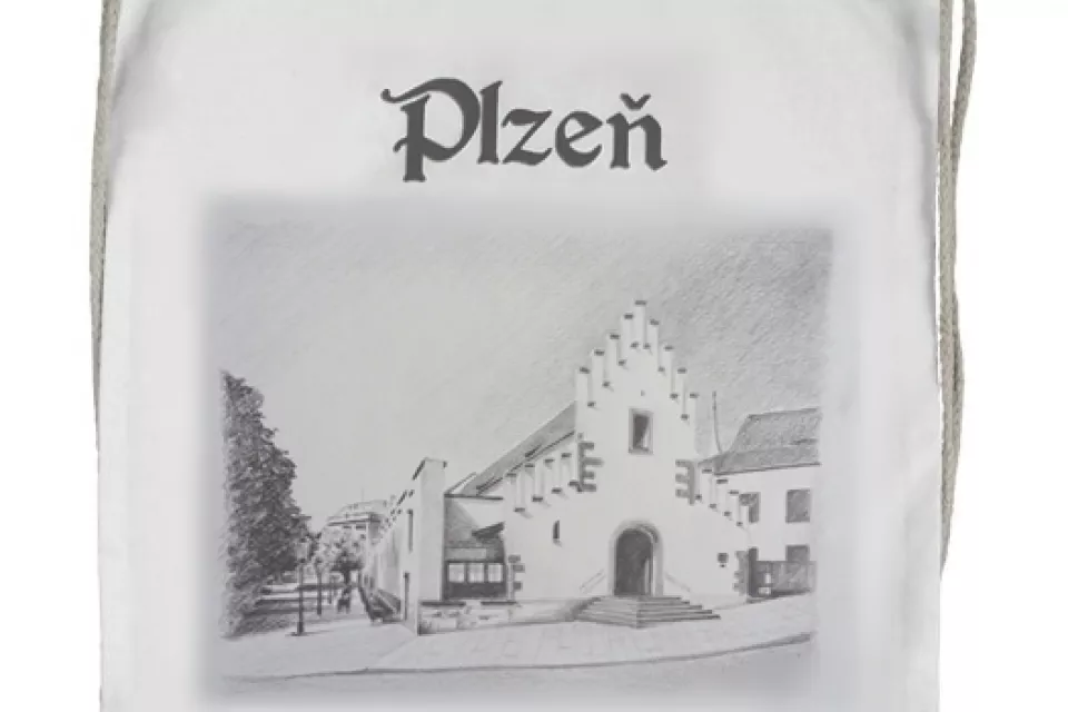 Pilsen Sightseeing: ECO Drawstring Bagpack - MEAT MARKET