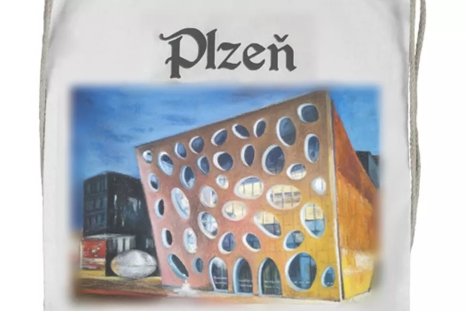 Pilsen Sightseeing: ECO Drawstring Bagpack - NEW THEATRE