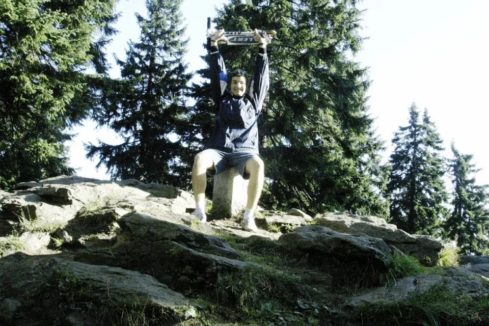 Mountain Track in the Czech Republic: Šumava (Bohemian) Forest