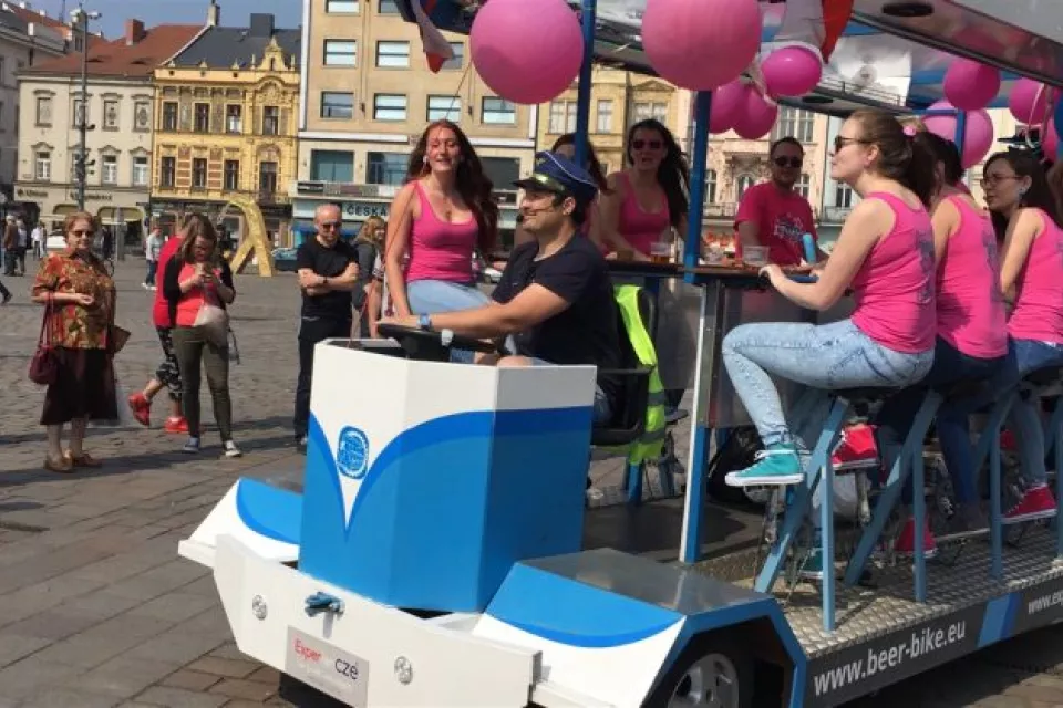 BIER-BIKE in der Tschechischen Republik: Pilsen Stadtrundfahrt