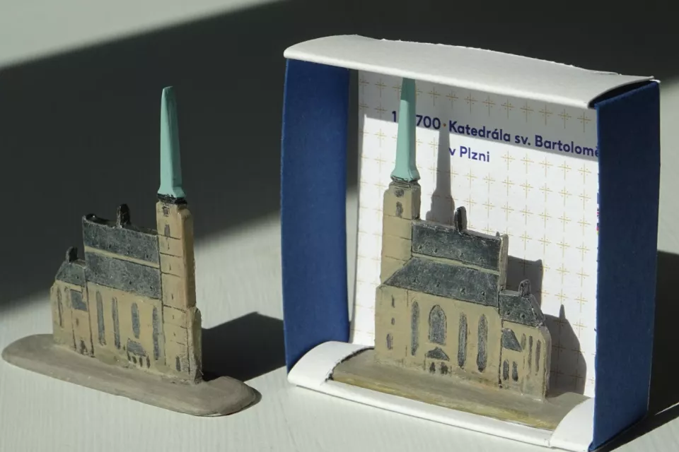 Pilsen Sightseeing: Tin Model of St. Bartholomew´s Cathedral