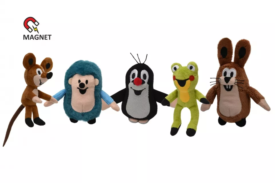 Tschechisches Spielzeug: Kleiner Maulwurf und seine Freunde Magnetisch-Puppenset 