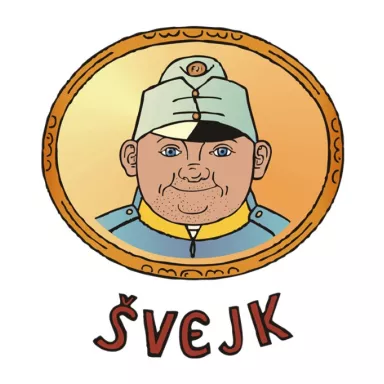České hračky: svíčka Dobrý voják Švejk