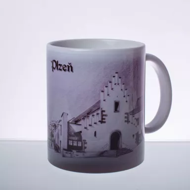 Pilsen Sehenswürdigkeiten: Keramik Tasse - FLEISCHBÄNKE