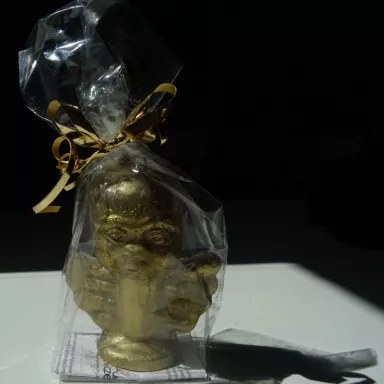 Pilsen Sightseeing: Candle Angel for good luck - GOLD