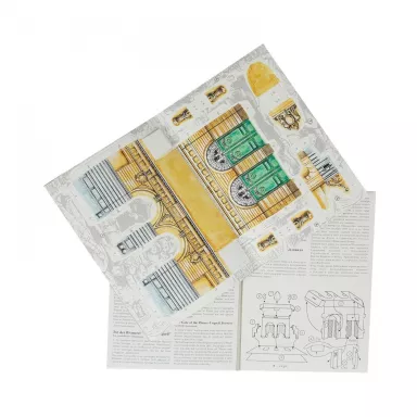 Plzeňské památky: papírový model Jubilejní brány Plzeňského Prazdroje